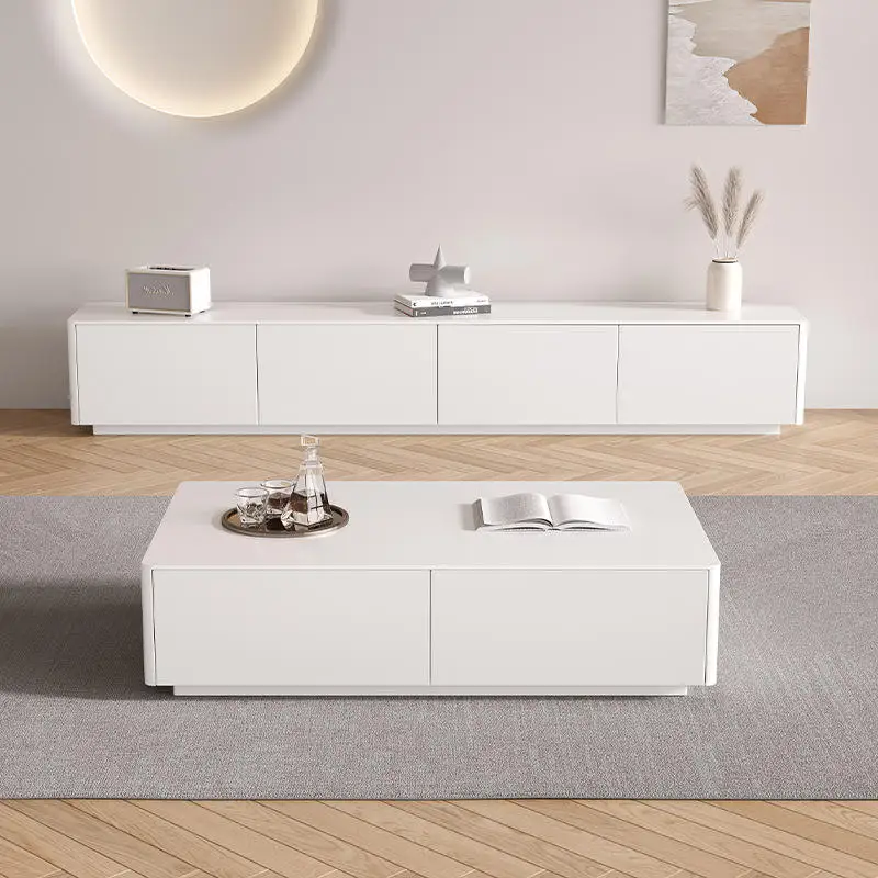 

Современная простая скандинавская большая комбинация семейной мебели для гостиной ТВ-шкаф чайный столик