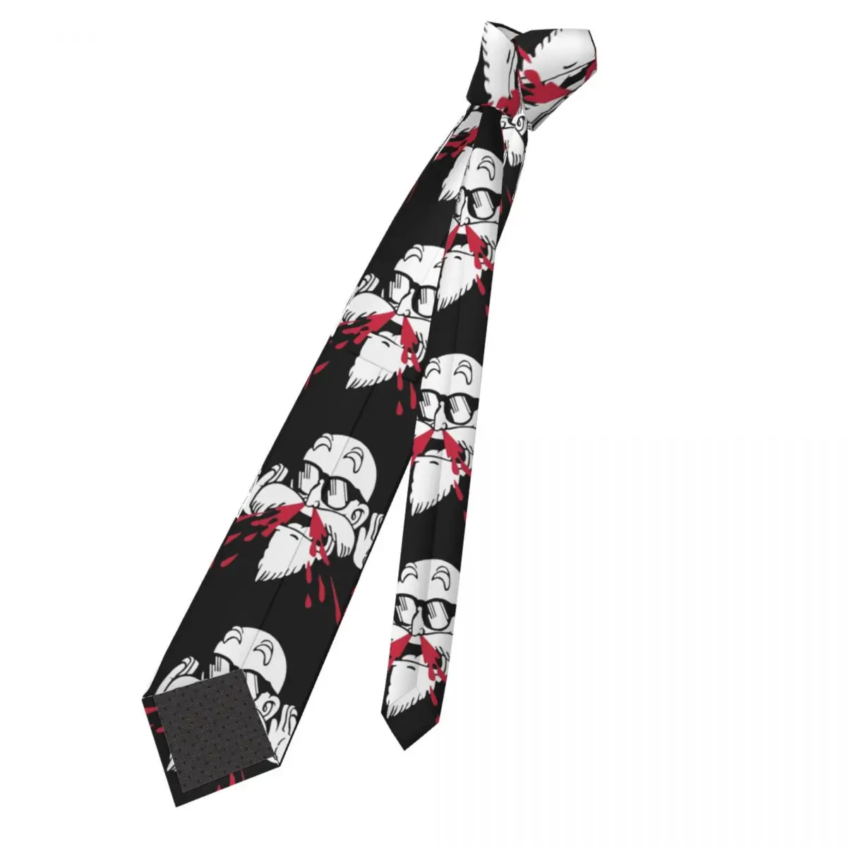 Dragon Ball Anime Master Roshi Neckties Men Women Skinny Polyester 8 cm Classic Neck Tie for Men Shirt Accessories Cravat Gift