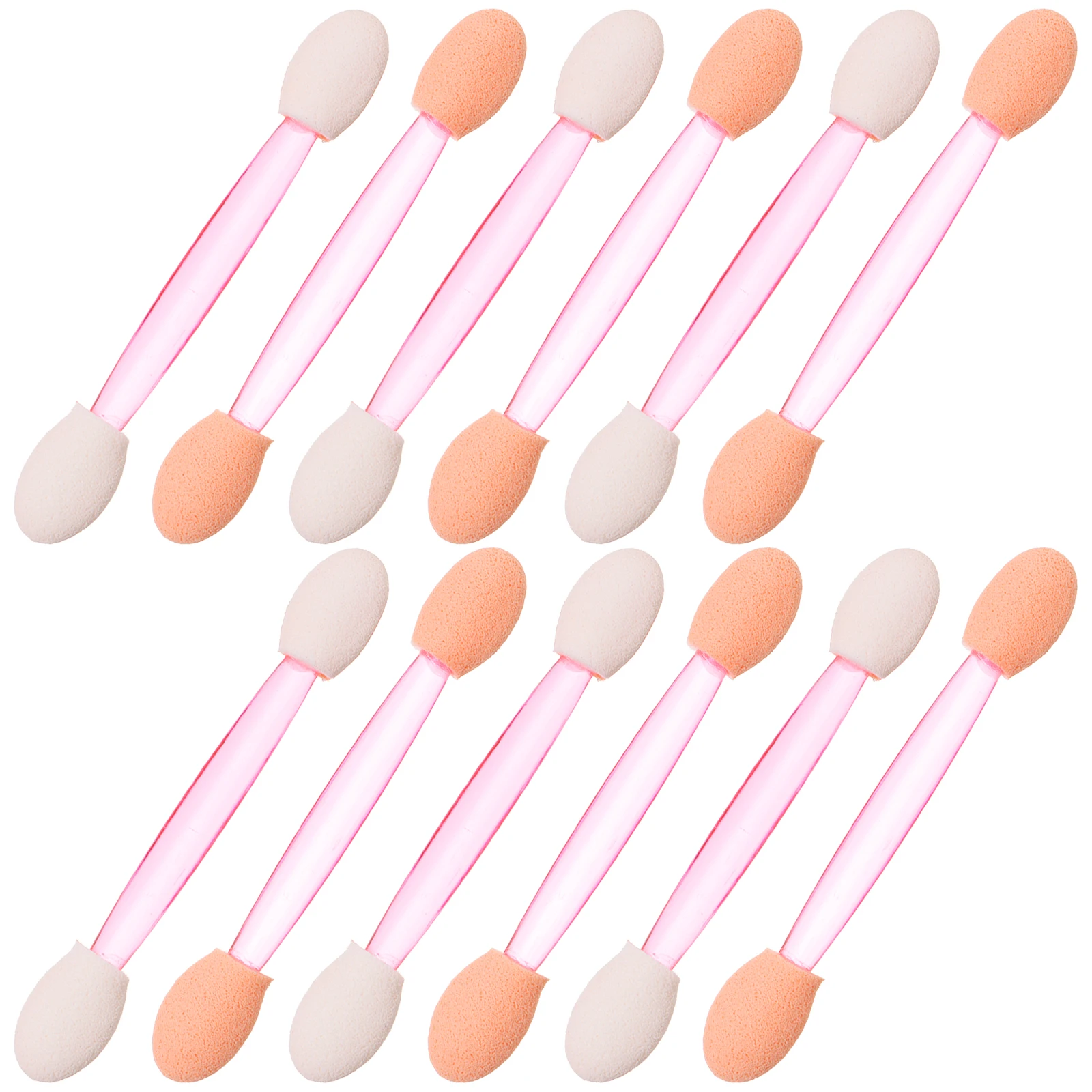 

100pcs Disposable Eyeshadow Sticks Pink Makeup Brushes for Women Eye Blending Cosmetics Dual-Side Eyeshadow Accessories