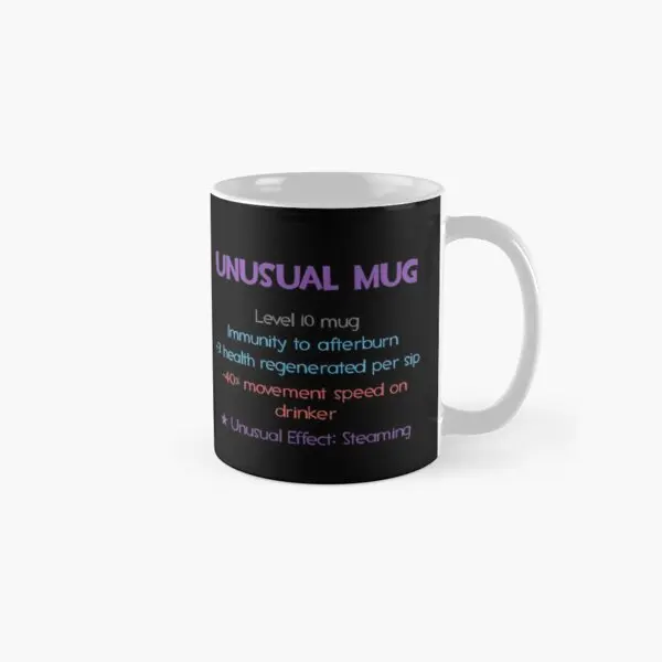 Team Fortress 2 Tf2 Unusual Unusual Eff  Mug Printed Gifts Cup Image Picture Photo Drinkware Tea Simple Handle Round Design