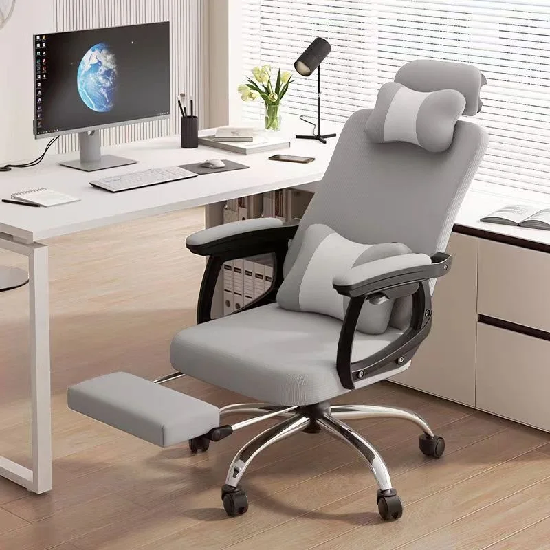 Office Comfortable Computer Chair Household Bedroom with Wheels Gaming Chair Lift Rotate Backrest