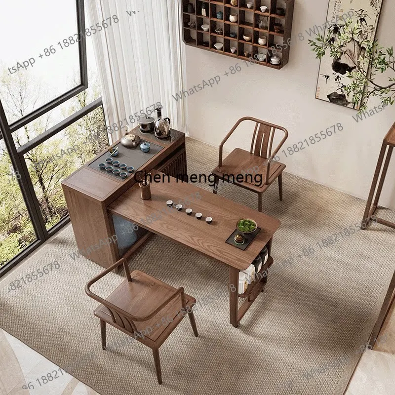 

Wood Decorations Dining Table Design Style Nordic Solid Wood Luxury Dining Table Living Room Walnut Stol Do Jadalni Furniture