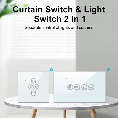 Imagen 2 del producto LoraTap Tuya Smart Life WiFi persiana enrollable cortina interruptor de luz para persianas eléctricas motorizadas trabajo para Alexa Google Home Voice