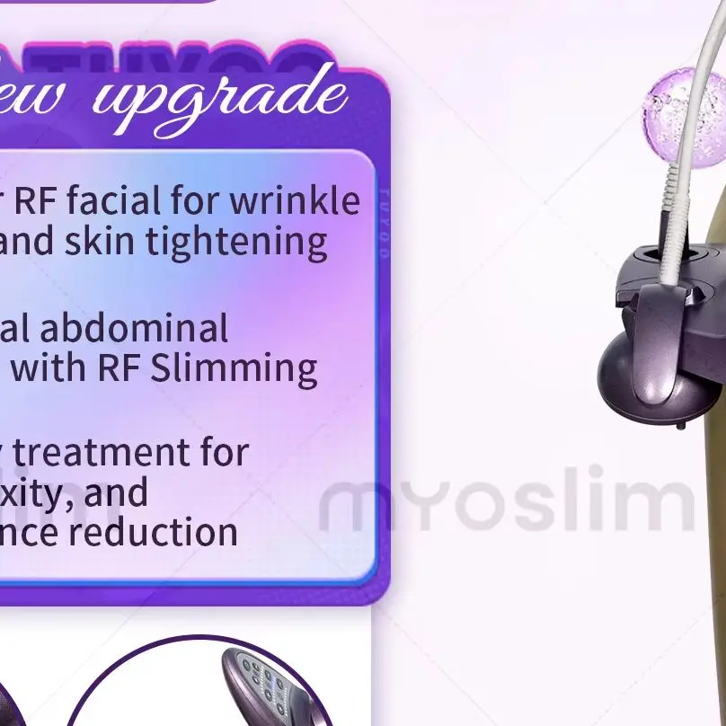 Multifunctional Vacuum RF Skin Care Equipment Gentle Skin Smoothing Body Contouring Salon Device For Facial And Body Surface Mai