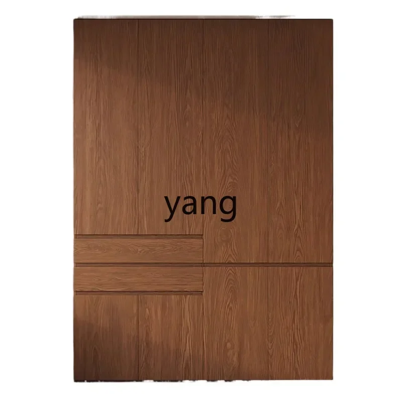 LTT solid wood segmented wardrobe antique segmented home master bedroom wardrobe cabinet