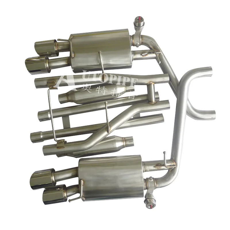 

Custom performance 304 Stainless Steel full exhaust system exhaust pipe for Jaguar xf 3.0