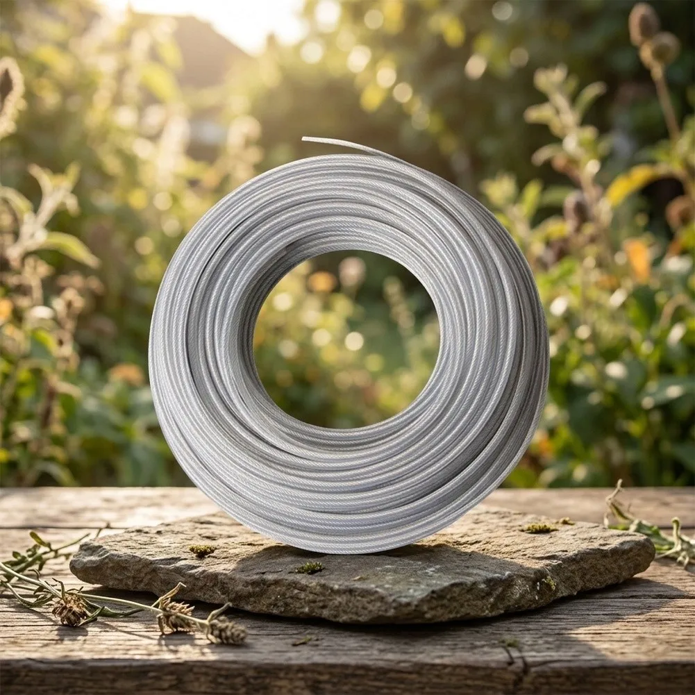 Trimmer Line with Steel Strand Core for Improved Load Distribution and Reduced Breakage Risk During Side-Cutting Maneuvers
