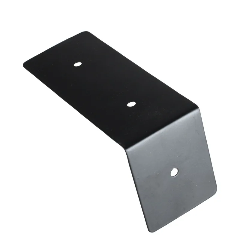 Black Iron Material Decorative Box Corner Code Bracket Board Connector L-shaped Right-angle Bracket 90 Degrees Corner Bracket