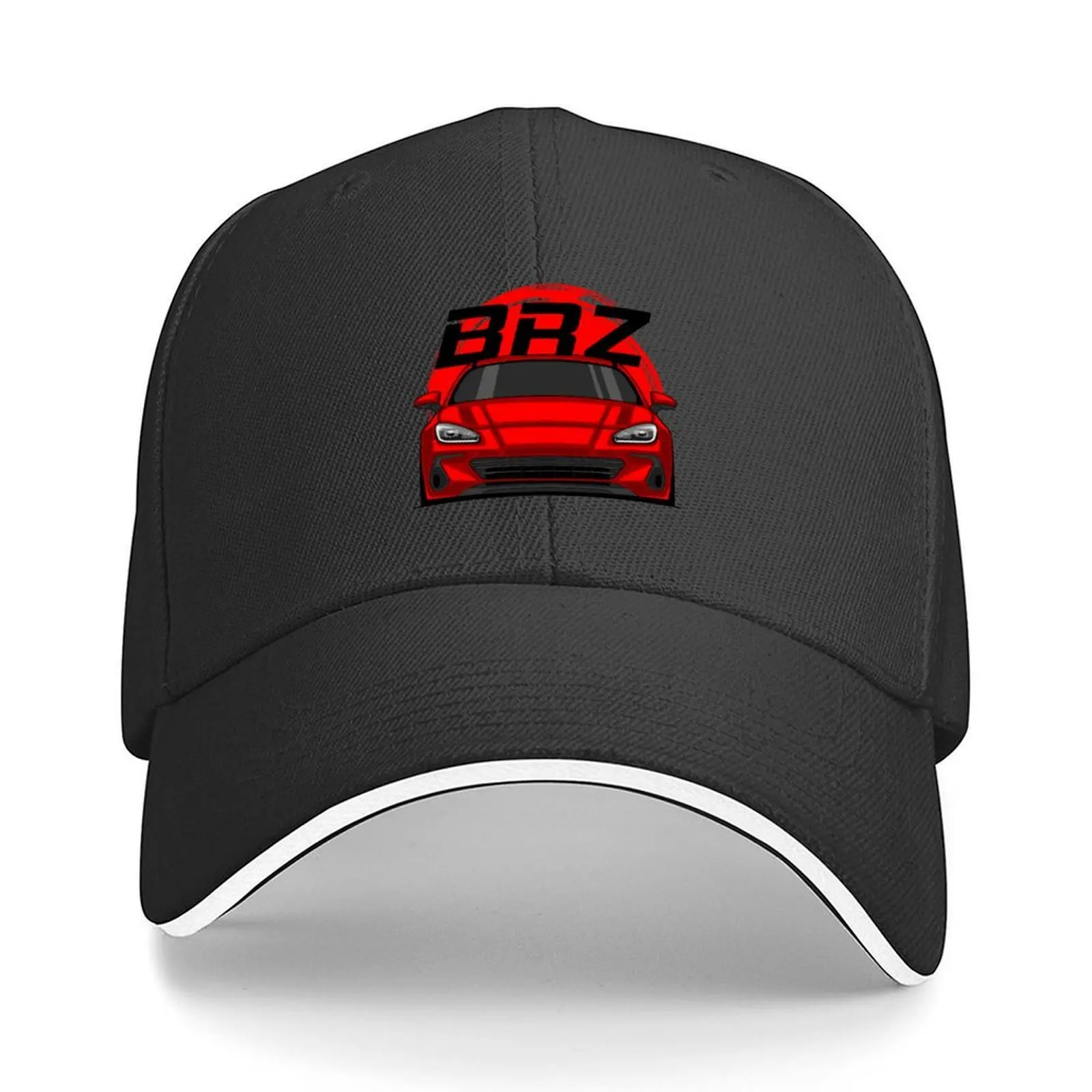

Front Red New BRZ MK2 Baseball Cap foam party Hat Luxury Man Hat Fishing cap Male hat Baseball Men Women's