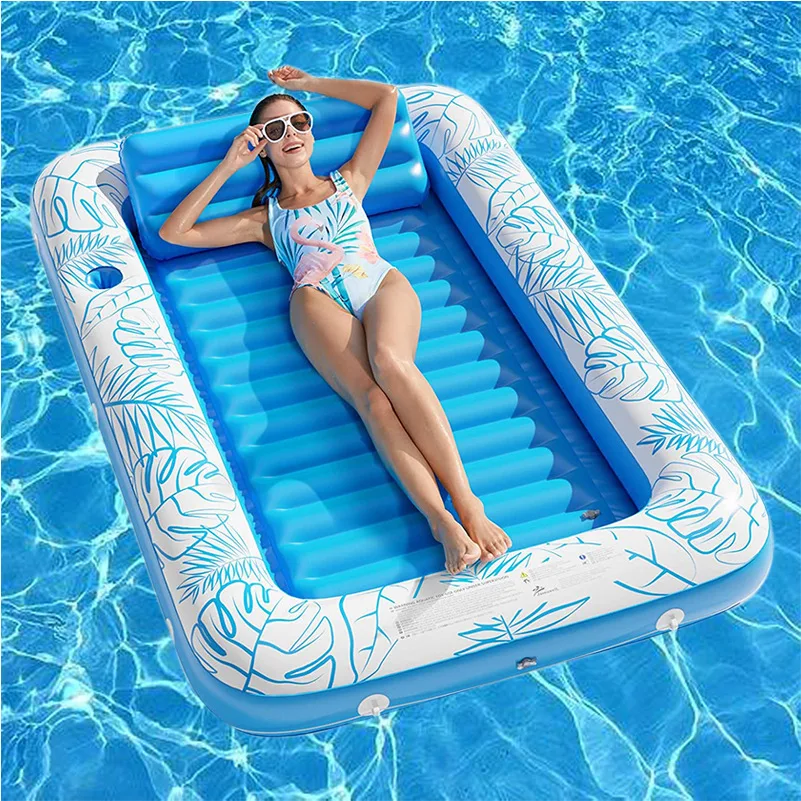 

Internet Celebrities Inflatable Maple Leaf Floating Bed Swimming Ring Water Play Toys Mesh Backrest Lounge Sun Bath Floating Row