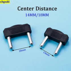 2-5piece banana plug 14mm/18mm spacing 3mm short circuit plug RCA audio and video wiring board banana plug connection plug