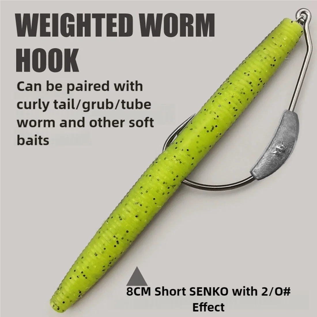 Weighted EWG Worm Hooks 4