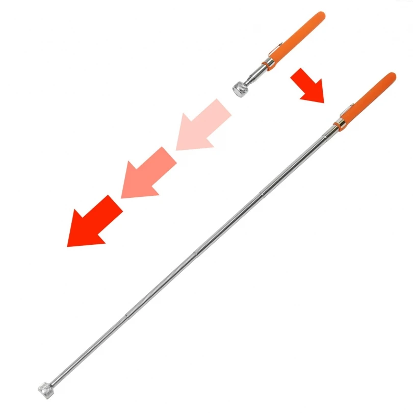 المحمولة تلسكوبي المغناطيسي القلم لاقط أداة شفط الحديد قضيب عصا 10LB قابل للسحب للتمديد النازع التقاط القلم المغناطيسي