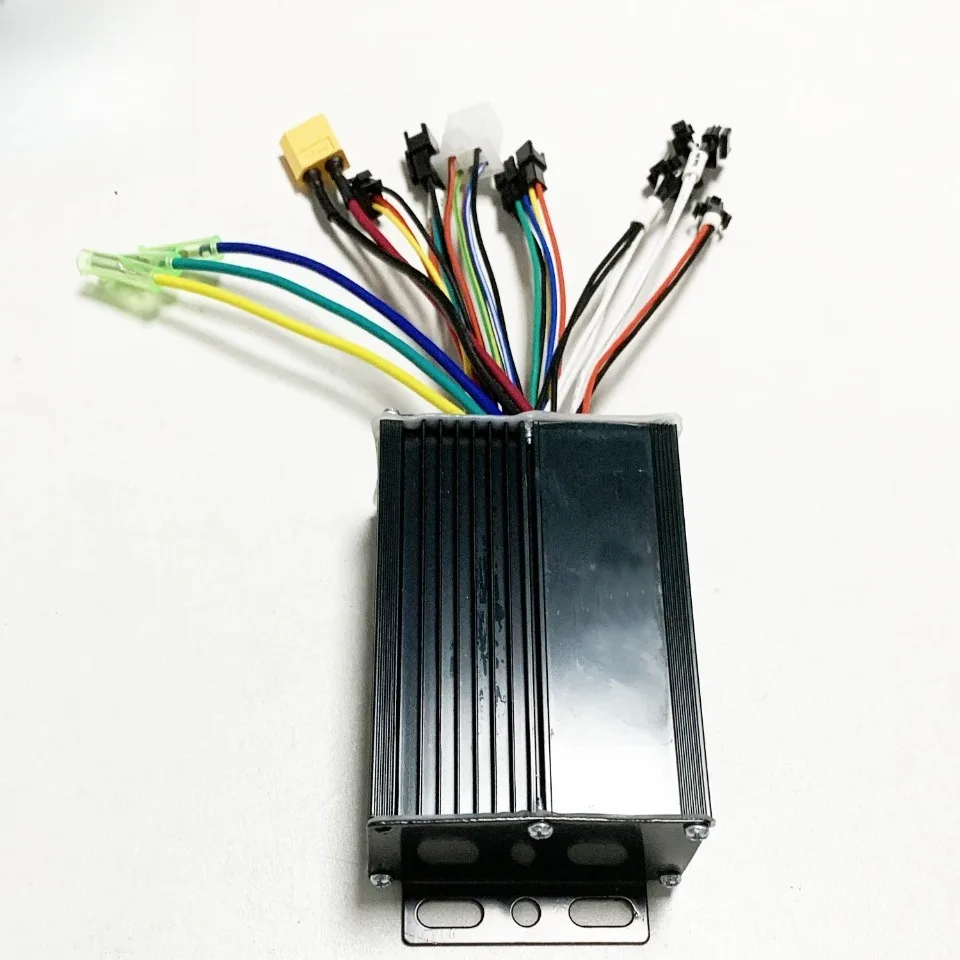 Controlador de Motor sin Escobillas de 350W 500W 20A de Onda Sinusoidal para Bicicleta Eléctrica y Scooter, Compatible con Protocolo S866 V889 No.2, LCD 24V/36V/48V