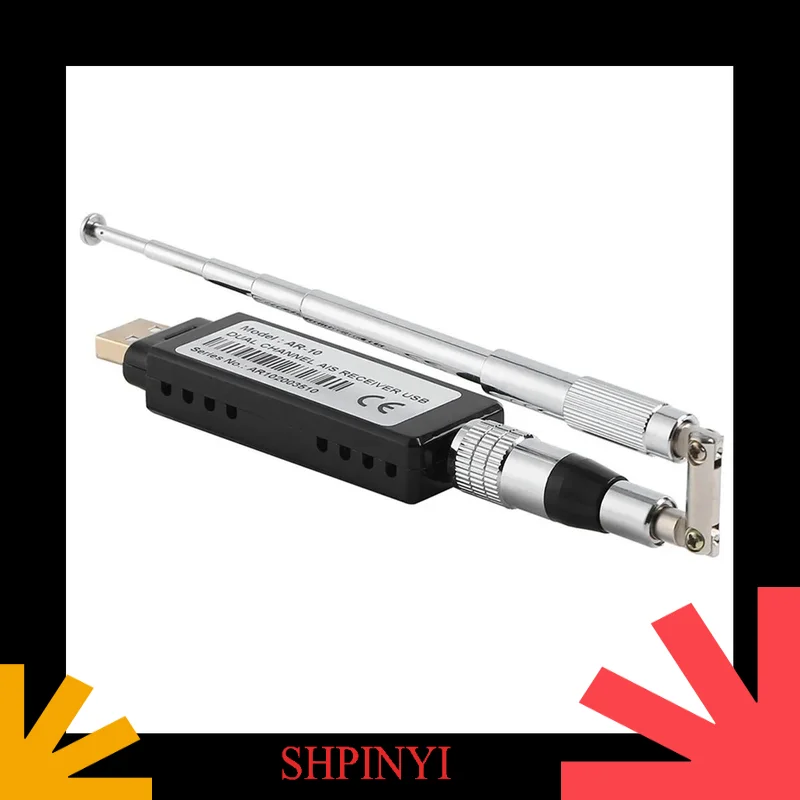 Penerima AIS USB Saluran Ganda Kapal Laut dengan Output USB AR-10