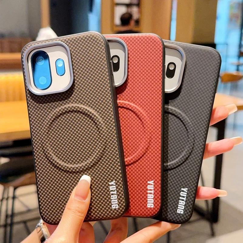 

Fashion Phone Case For OnePlus 15T Magnetic PC Hard Shell Protection Shockproof Back Cover