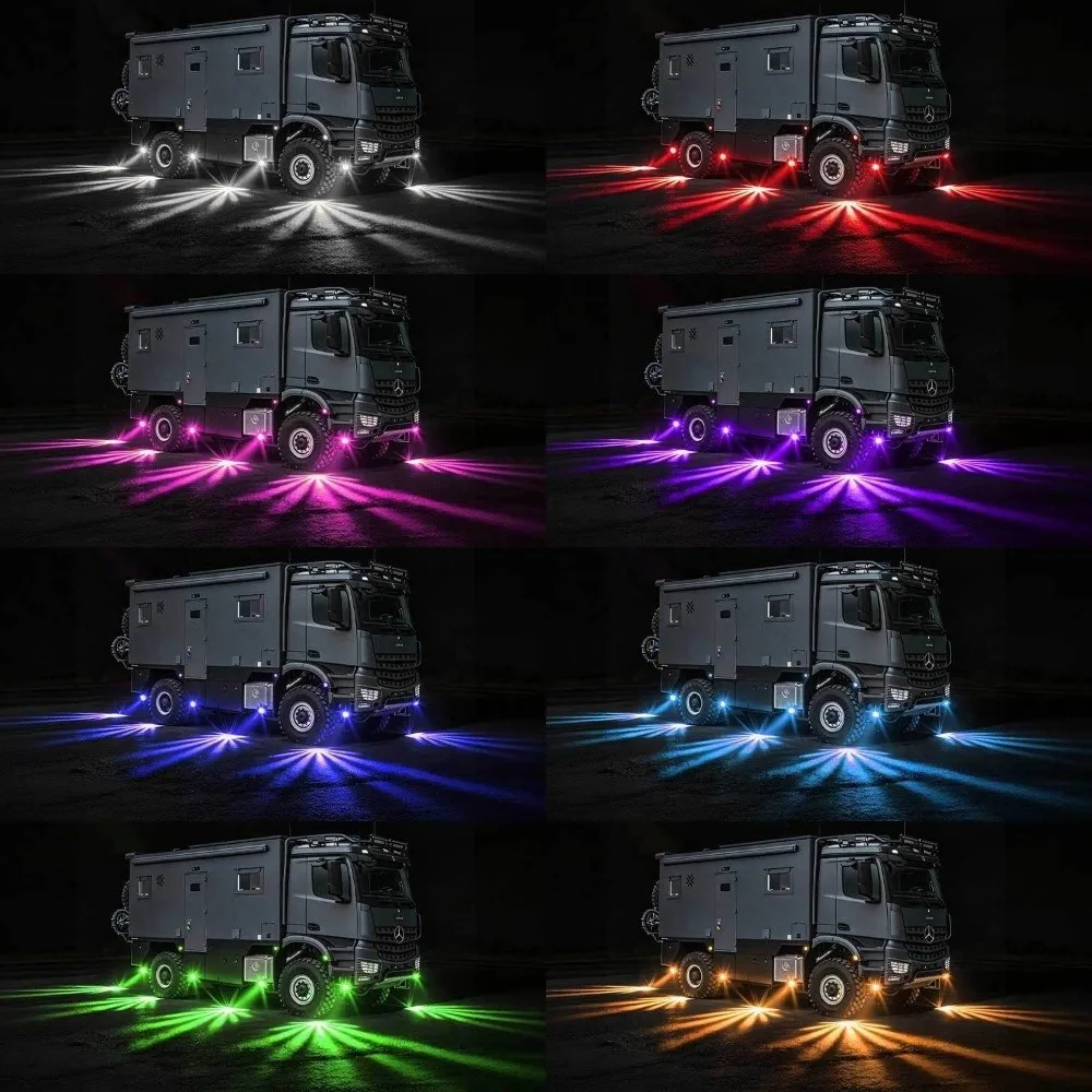 1.25 Inch Diameter LED Side Marker Light Decorative Lamp Small Size LED Clearance Light Watermelon Design Universal Fit