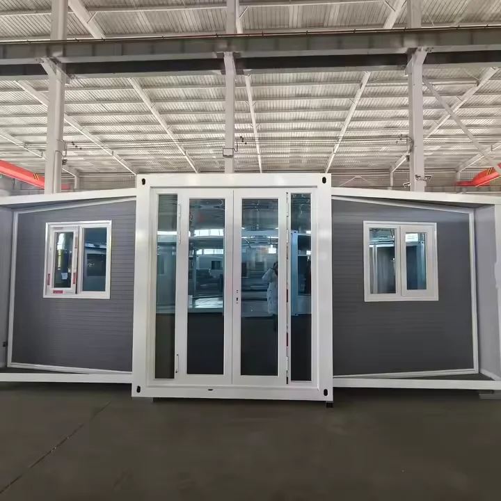 鉄骨構造20フィート拡張可能コンテナハウス40フィートホテル小型住宅オフィスハウス