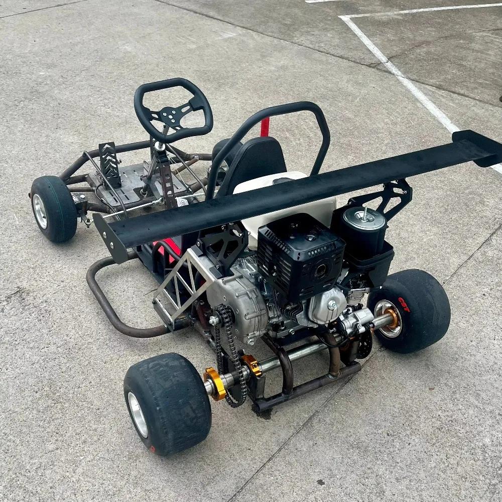 Developed 390CC Racing Petrol Go Kart Frame for Adults High Performance Commercial Drift Gas Karting Car