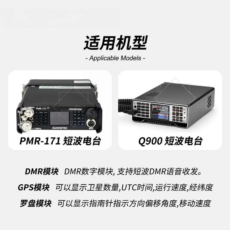 Suitable for Pairing with Optional Chips Such As GPS, Electronic Compass, DMR Module, Etc Q900/PMR-171