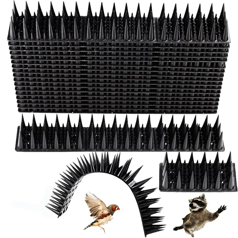 Plastic Effective Bird Repeller Garden Bird Pigeon Spikes Roof Window Balcony Anti Bird Spikes Pest Deterrent Fence Wall Traps view 2