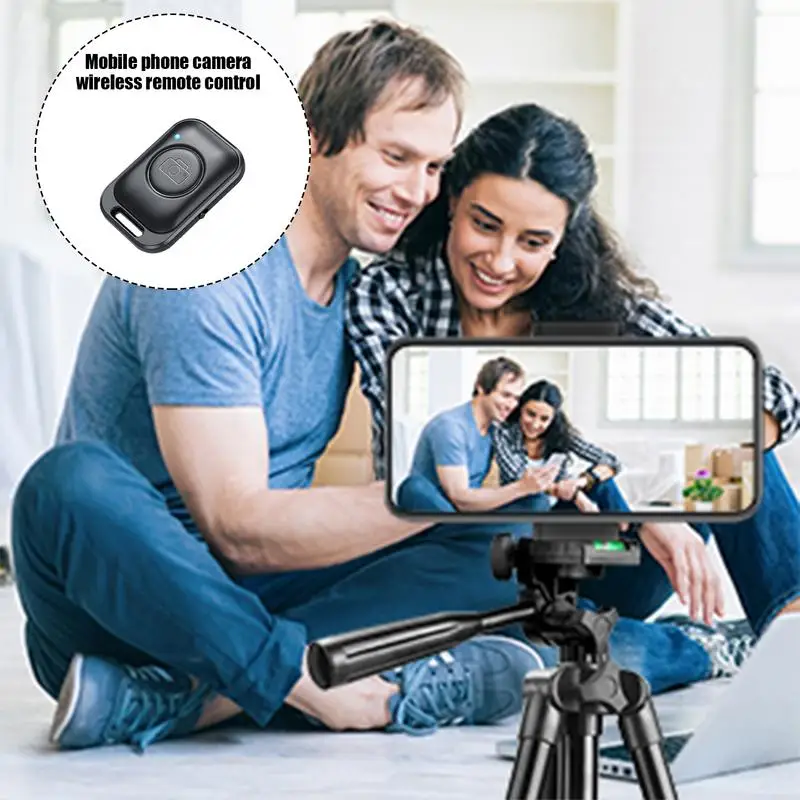 Mobile Phone BT Remote Controller Photo Shutter Remote Control Selfie Stick BT Mini Camera Controller