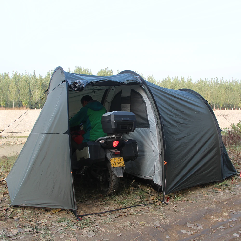 

Waterproof camper outdoor bike cover motorcycle garage shelter tent