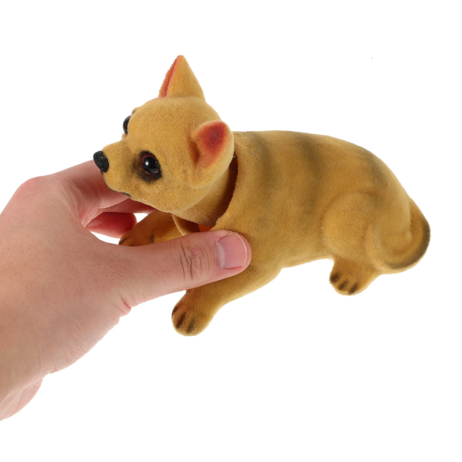 

Shaking Head Dog Figurine Car Dashboard Decor Resin Puppy Ornaments Interior Gifts for Dog Lovers Vehicle Dash Accessories