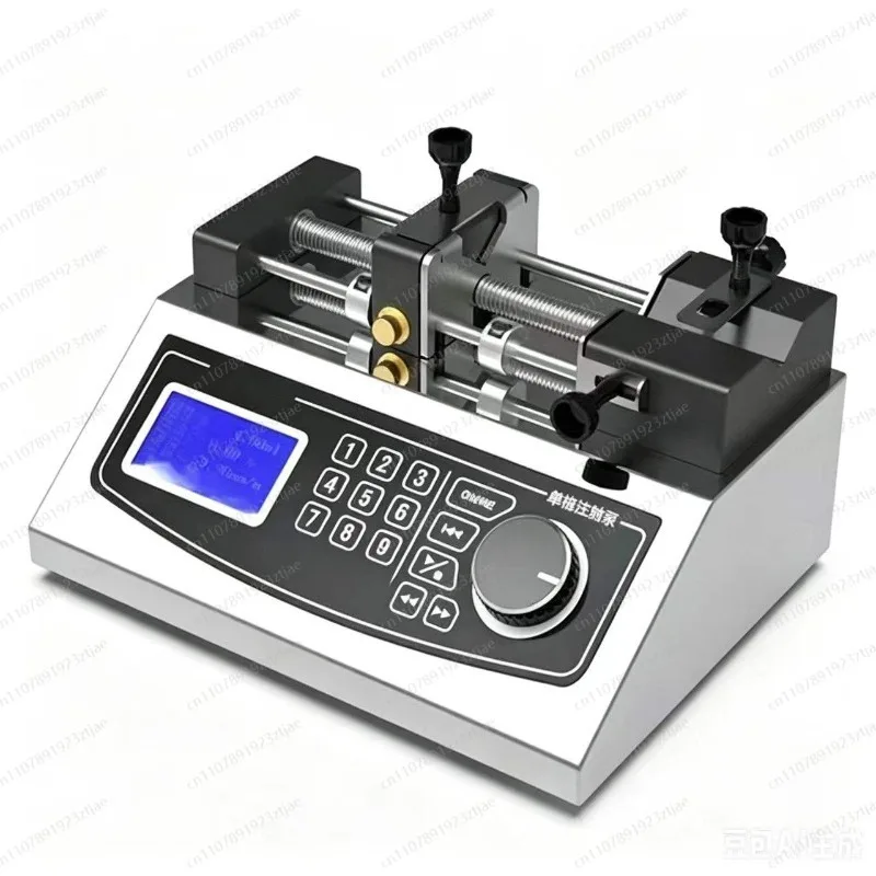 High Precision Dual Syringe Pump for Electrospinning, Microfluidic High Pressure Push Injection Lab Equipment