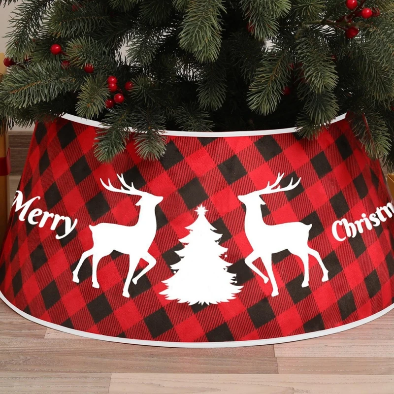 Christmas Tree Decor Surround Base Merry Christmas Decorations for Home Xmas Ornaments Navidad Tree Skirts 2025 Happy New Year