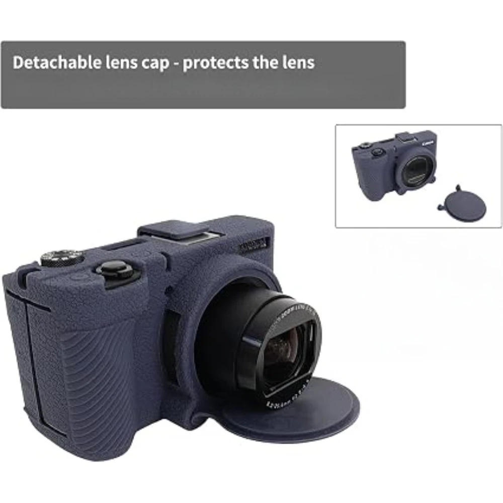 Soft Rubber Silicone Case For Canon powershot V1 camera bag v1 silicone cover lens cover scratch-proof Soft Protective Case