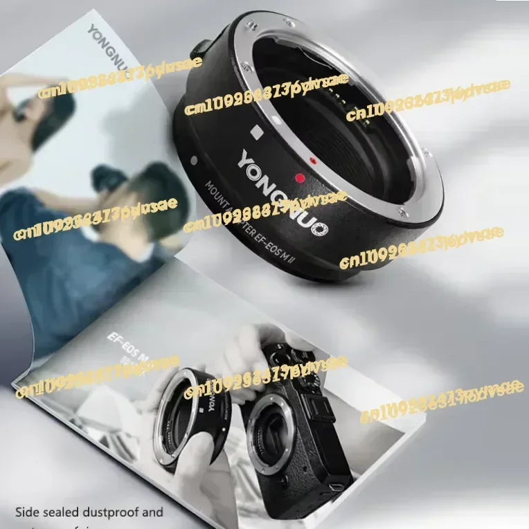 2025 New YONGNUO EFE.OSM II Auto Focus Lens Adapter Ring for Canon forEOS EF/EF-S Mount Lens to M EF-M M2 M3 M5 M6 M10 M50 M100 view 5