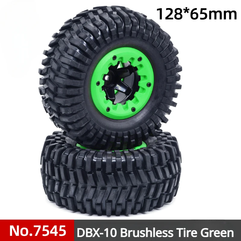 ZD Racing DBX-10 DBX10 1/10 RC Car Spare Parts Brushless Version Plus Off-road Tires With Short Kara-force Tires 7544 7545