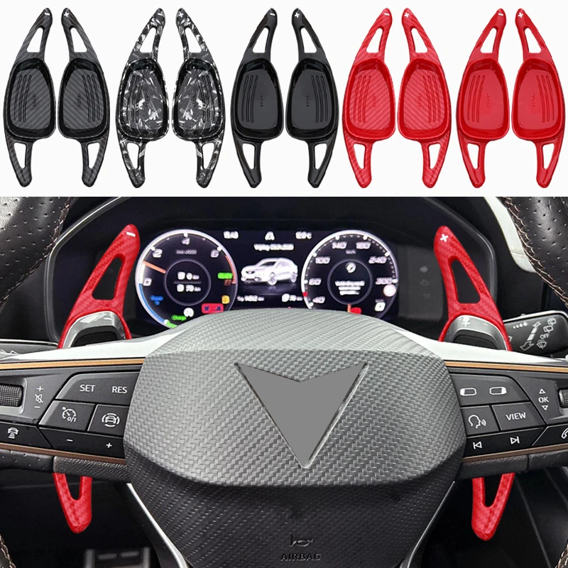 Para Seat Cupra Formentor Leon Ateca 2022 2023 2024 Terramar 2025, Palanca de Cambios Extensible para Volante de Coche