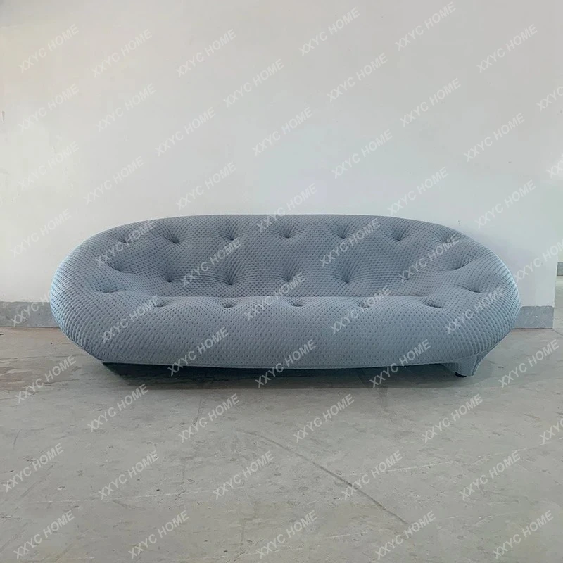 Simple furniture, living room, small apartment, creative curved freehand space, star with the same styling cotton sofa