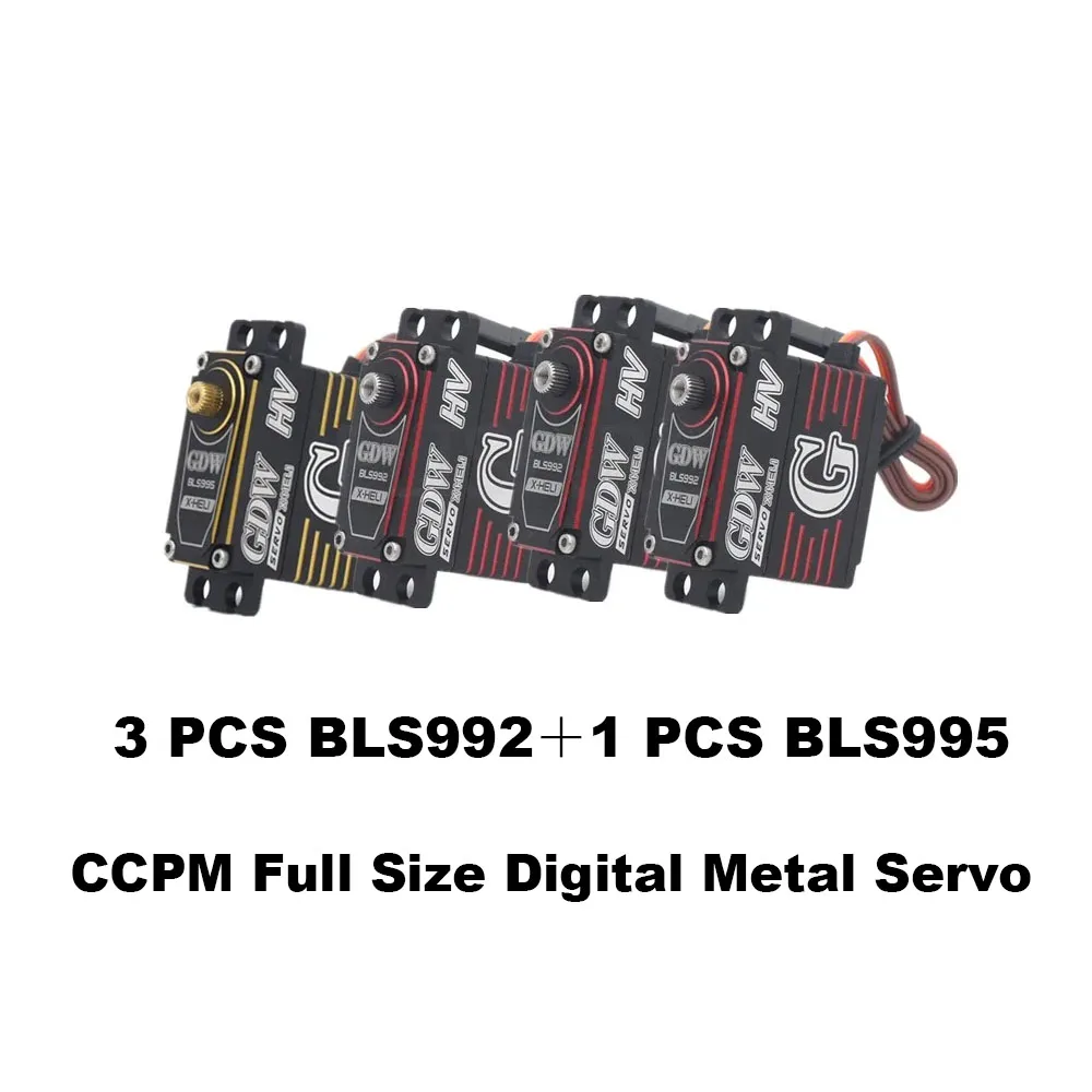 GDW BLS992 HV Servo BLS995 HV Servo CCPM Standard Size Digital Metal Servo For the Racer Version Helicopter