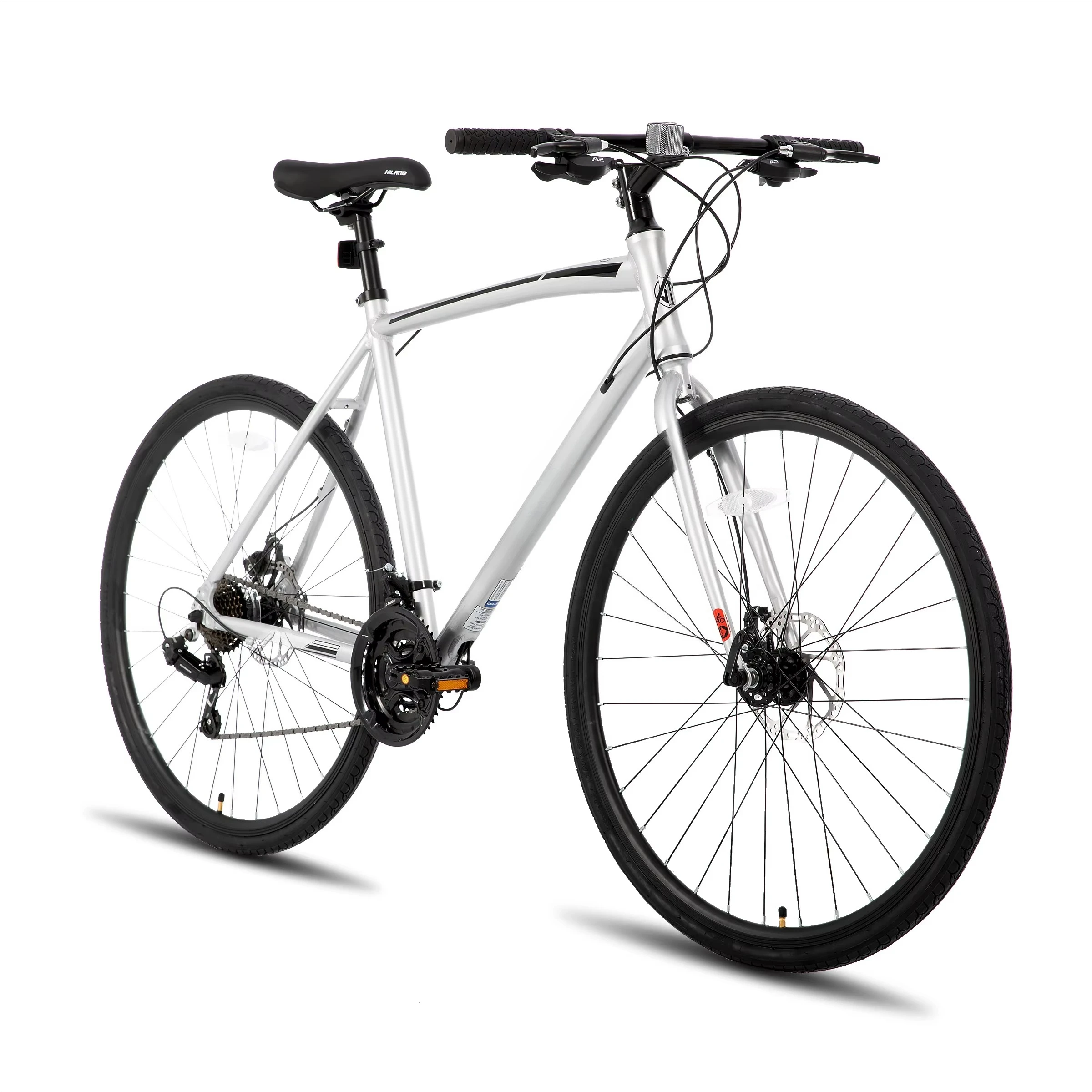 28 Inch 21 Speed Disc Brake Aluminum Alloy Full Shockproof Frame Lightweight Road Bike for Men