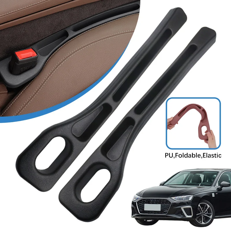 

2Pcs Car Seat Gap Filler Between Seats For Cadillac Escalade Seville CTS ATS SRX BLS XLR XTS SLS STS XT4 CT4 XT5 CT5 XT6 CT6