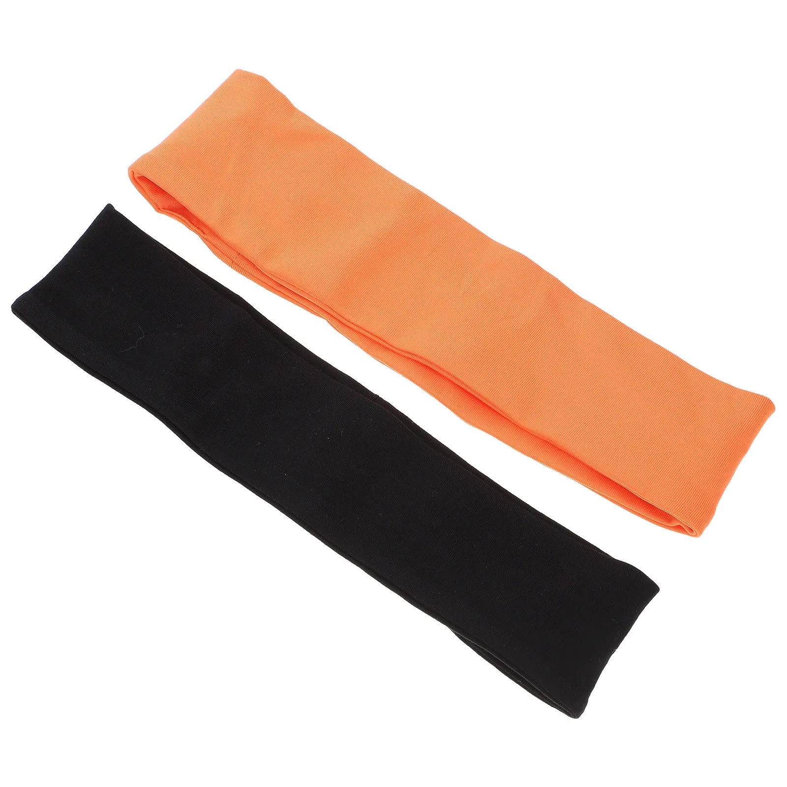 2Pcs Moisture Wicking Sports Headband Elastic Comfortable Wide Design Sweat Absorbent Running Yoga Fitness Headband for All Day