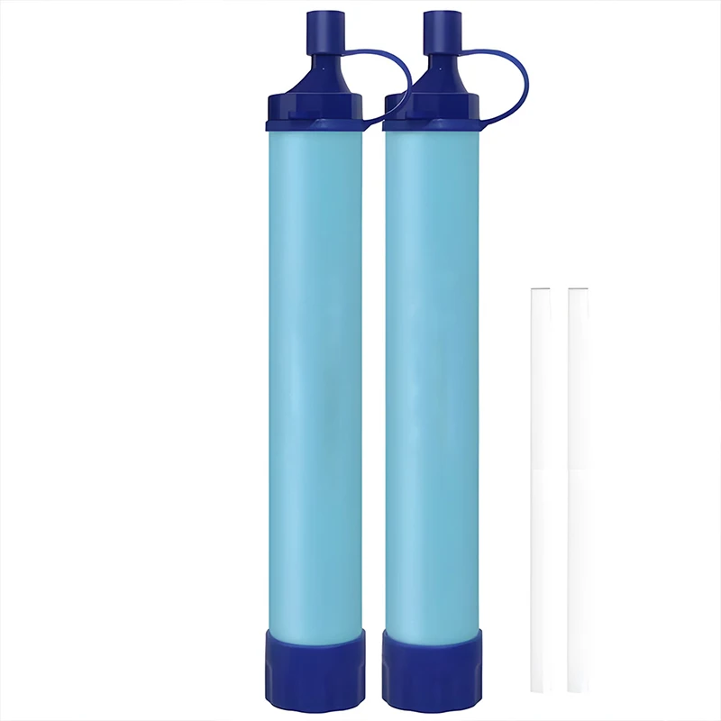 1Pc Personal Water Filter for Hiking Camping Travel and Emergency Preparedness Portable Outdoor Survival Water Filter Straw