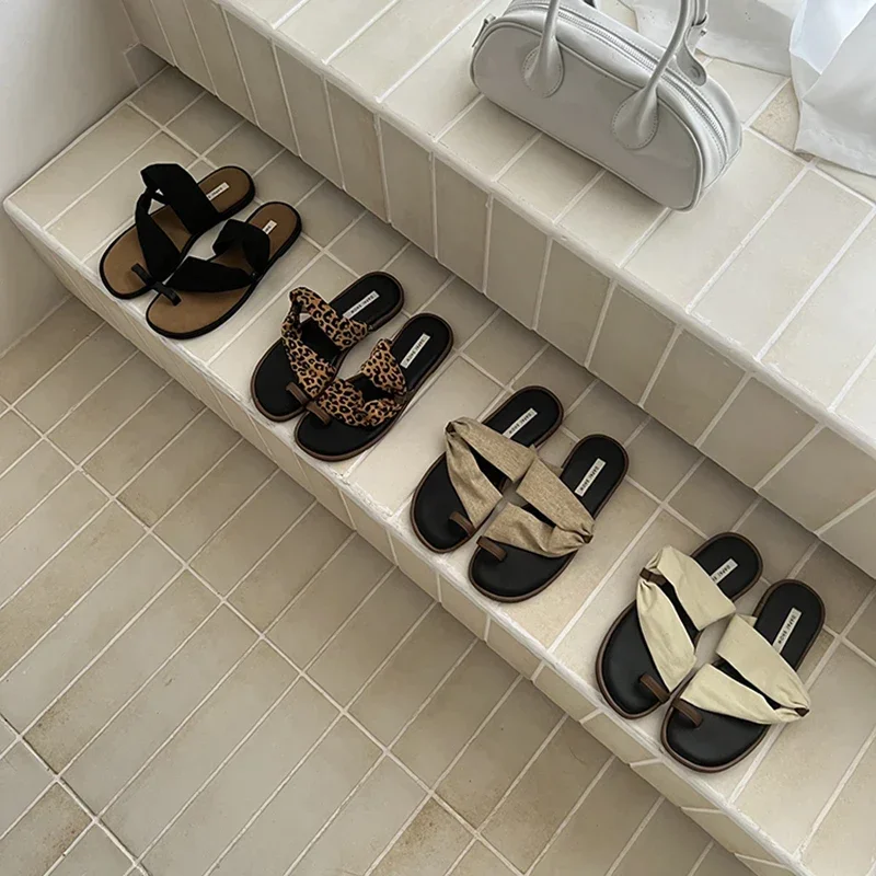 Summer Clip Toe Women's Fashion Slippers Comfort Dress Slides Casaul Beach Vacation Flip Flop Shoes for female