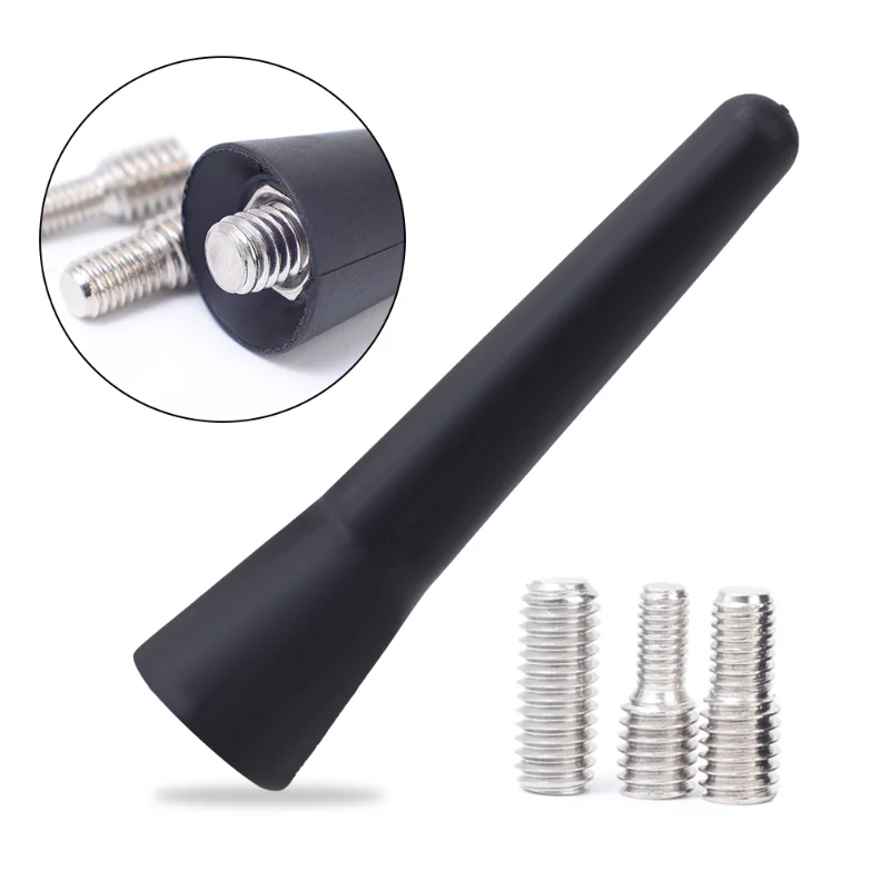 Universal Car Antenna Radio FM AM DAB Strong Radio Roof Roof Antenna with Screws  6.5cm Length Short  Car Antenna  Accessories