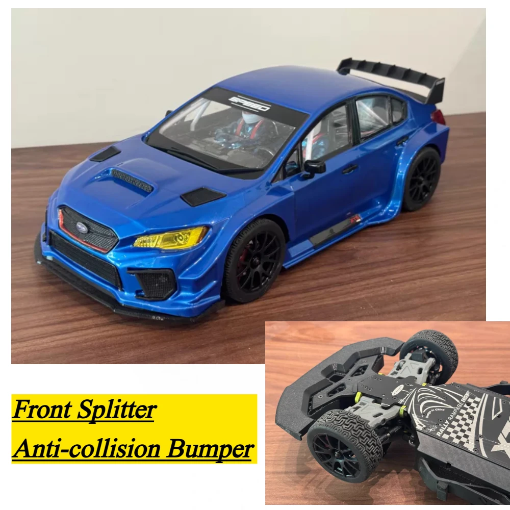 RC Car Front Splitter Anti-collision Bumper For Rlaarlo XTS-S10 3D Printed Flexible TPU Material Mod Decor Upgrade Spare Parts