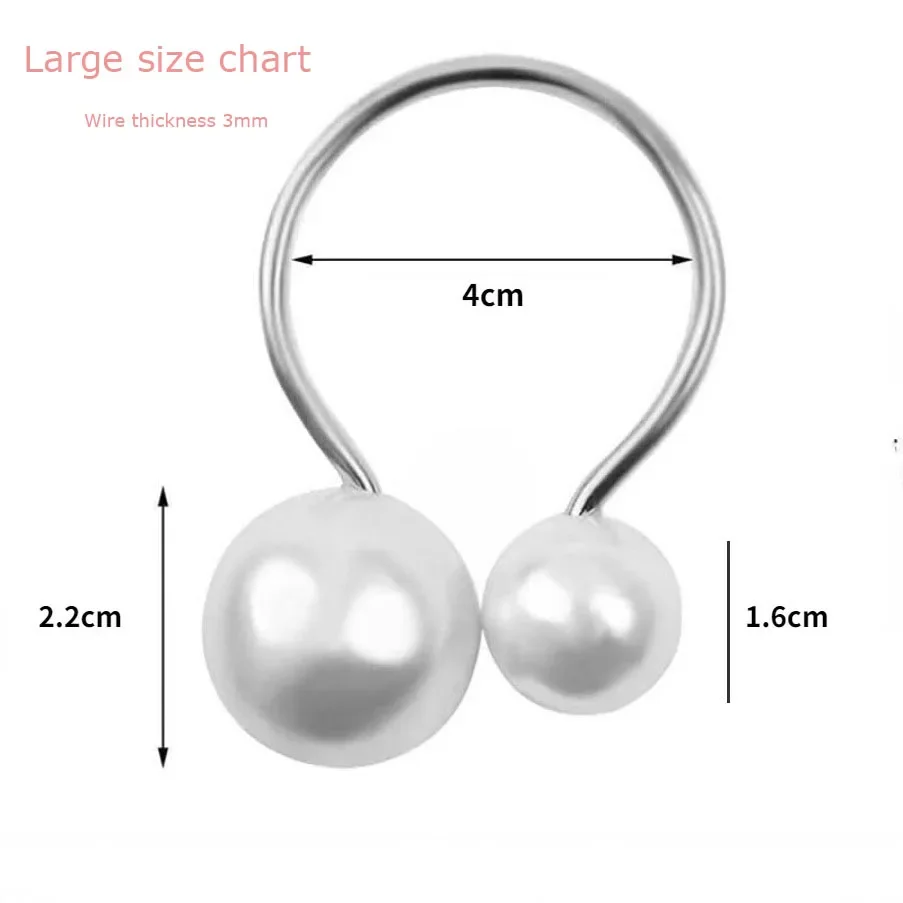 10PC Elegant Pearls Napkin Rings Gold Christening Bangle Metal Napkin Holder Wedding Gift Bridal Shower Decor Party Supplie