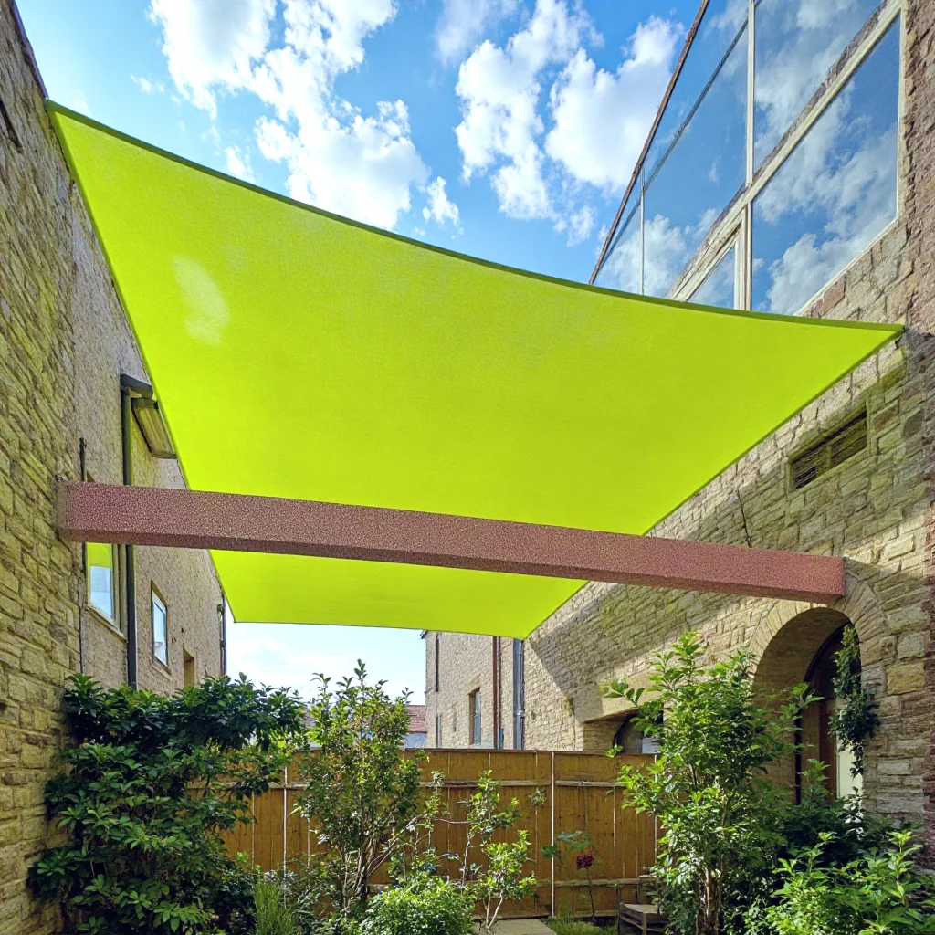 

Green Garden Plants Sun Shelter Courtyard Pergola Sunshade Net Swimming Pool Shading Sail Outdoor Awning Anti-UV Car Sun Canopy