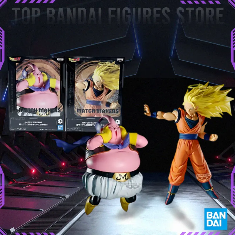 

Фигурки Bandai Dragon Ball MATCH MAKERS: Супер Сайян 3 Сон Гоку против Маджин Буу, ПВХ, в наличии, коллекционные модели, игрушки, украшения, подарки