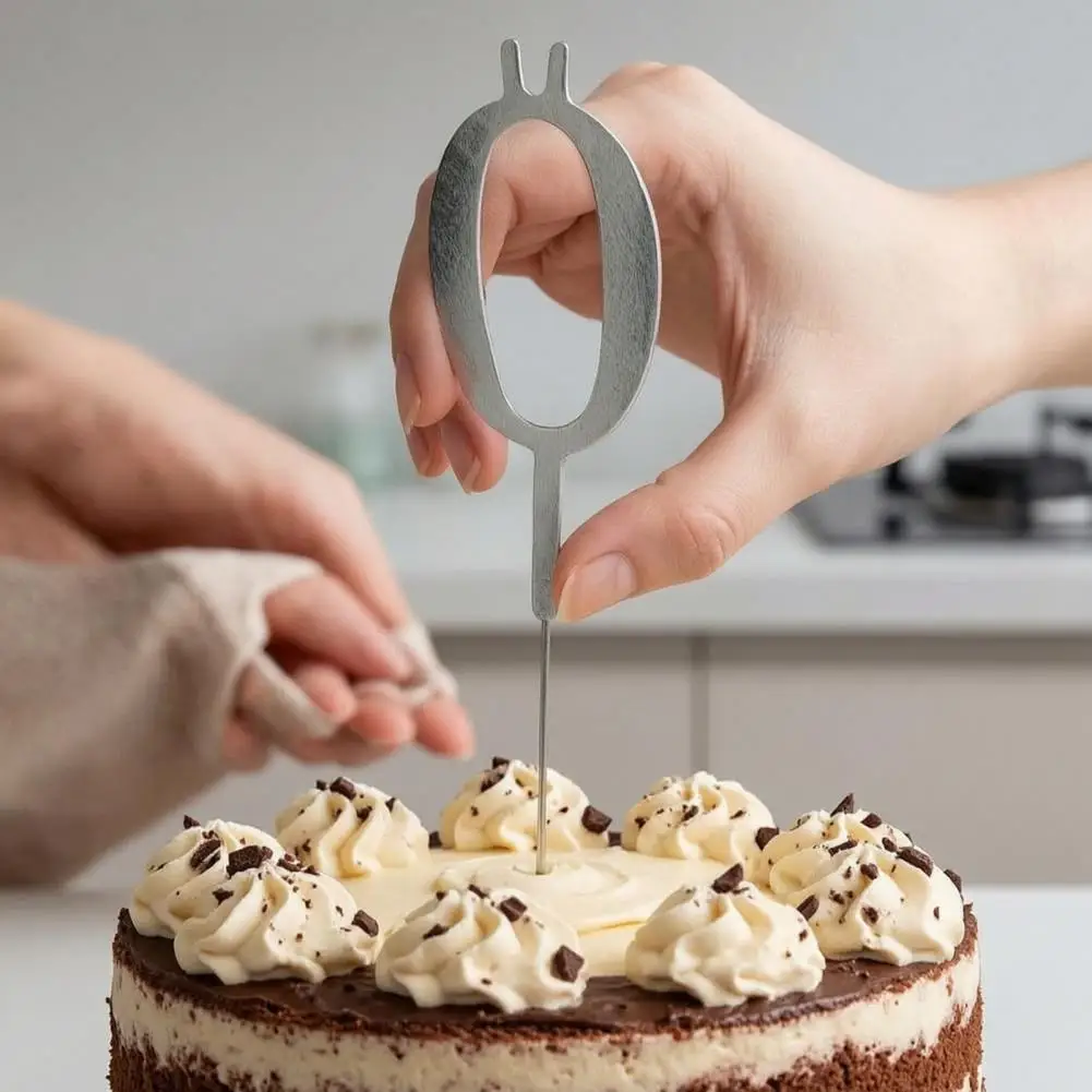Digital Birthday Cake Candle Holder Set Mini Birthday Number Cake Topper Age Cupcake Picks For Birthday Party Cake Decoration