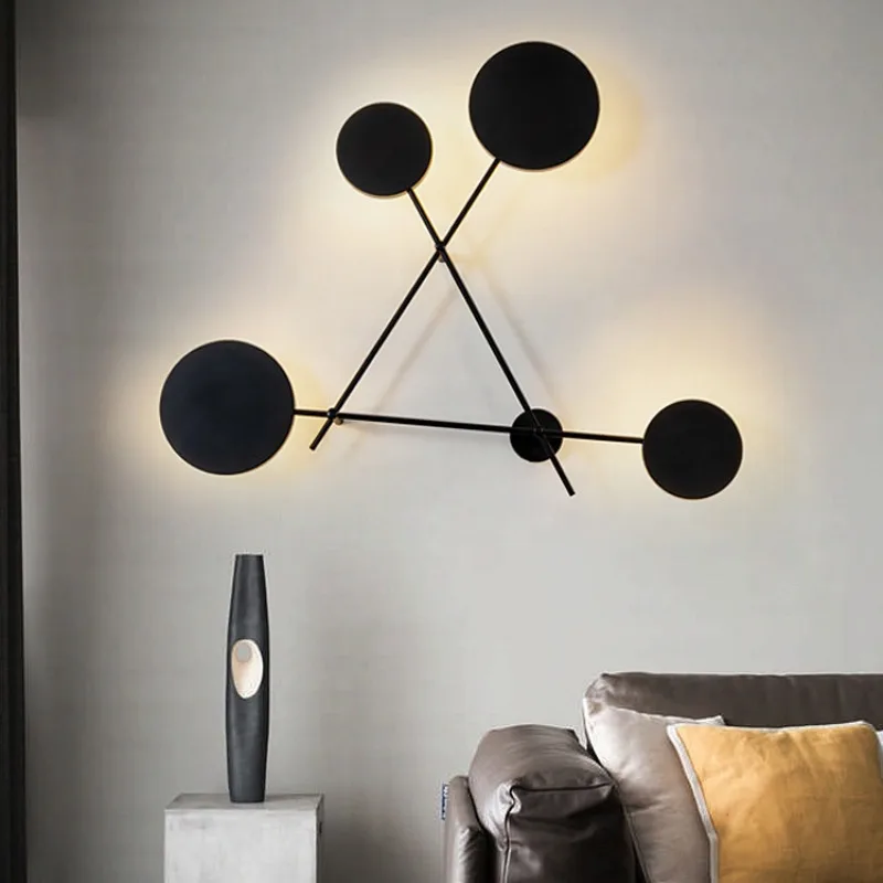 

Linea Home Decorative Line Wall Lamp Modern Simple Nordic Hotel Villa Restaurant Bedroom Decorative Lighting Wall Lights