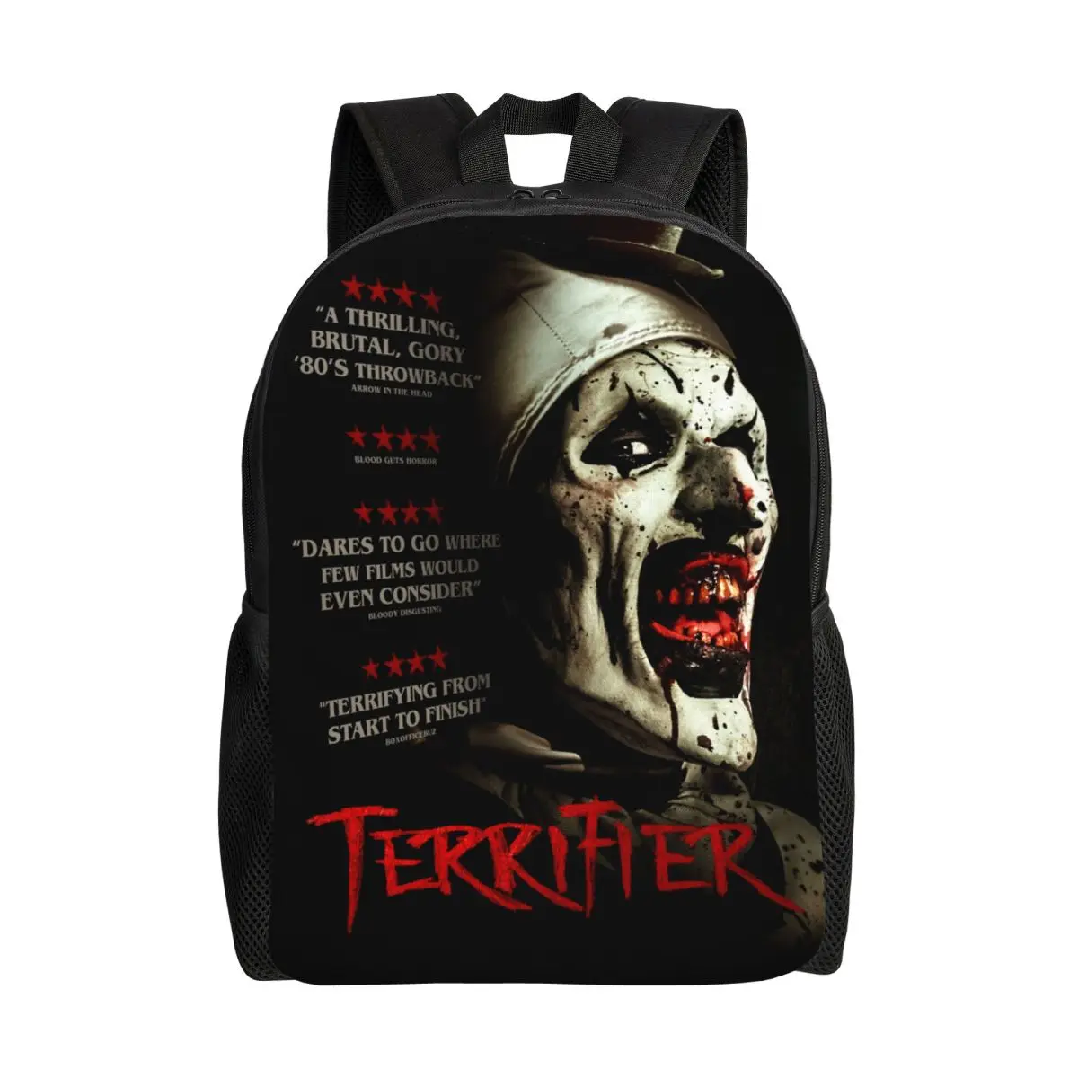 Halloween Horror Movie Terrifier Clown Travel Backpack Men Women School Computer Bookbag College Student Daypack Bags