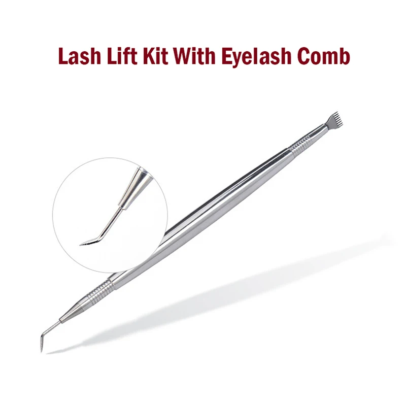 Lash Lift Kit Applicator Eyelash Perming Stick With Eyelash Comb Stainless Steel